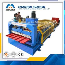 Building Material Iron Sheet Roof Corrugated Roll Forming Machine For Exhibition Halls