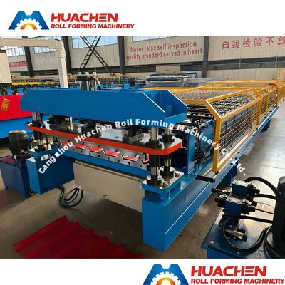 45 Steel Roller Material Wall Panel Roll Forming Machine Hydraulic Manual Decoiler Motor Power 4 4KW Durable Performance