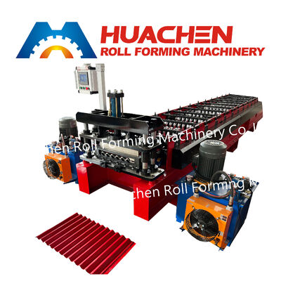 Single-layer metal steel trapezoidal and corrugated roof panel sheet forming machine