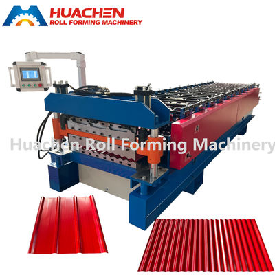 جودة  Double Layer Roof Sheet Roll Forming Machine مصنع