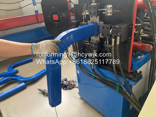 76.2x101.6mm مستطيل Downspout رول تشكيل آلة لمياه الأمطار Downpipe