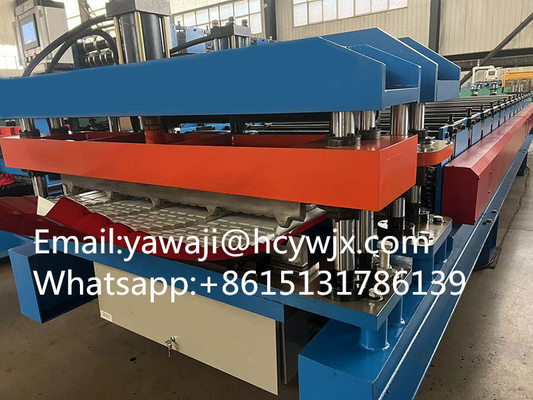 آلة تشكيل أسطح المعدنية للإنتاج السريع 15m/min قطر العمود 70mm