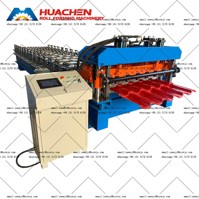 1220mm الألومنيوم 0.6mm الزجاجات البلاط رول تشكيل آلة