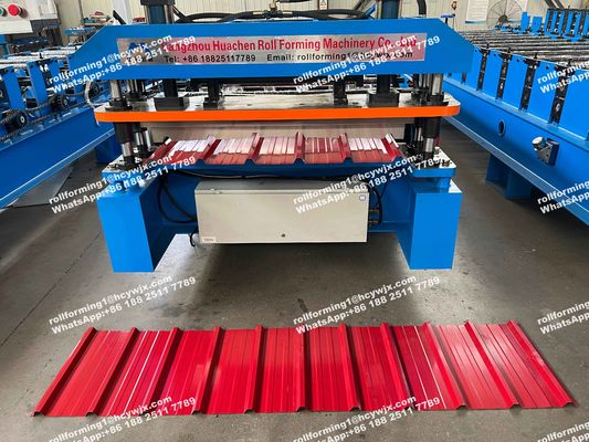 Ethiopia 600 PLC Control System Roof Sheet Making Machine Iron Rolling Machine