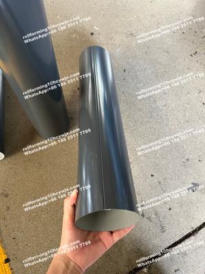 آلة تشكيل لفائف المزراب المستديرة لأنبوب تصريف مياه الأمطار / أنبوب المياه