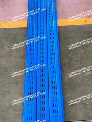 آلة تشكيل لفائف ألواح الجدران المطلية بالألوان والتحكم فيها بواسطة PLC مع سمك 0.3-0.6 مم و 15 صفًا من البكرات