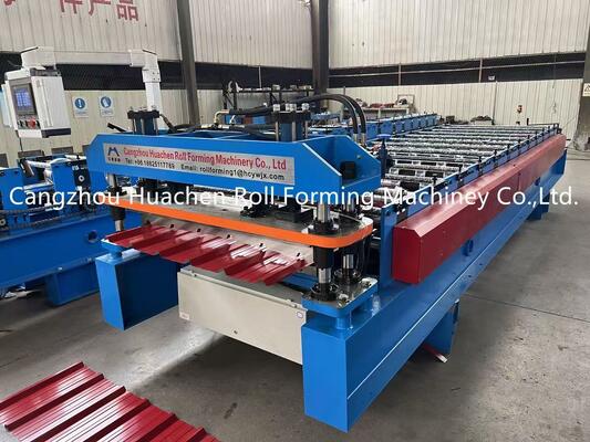 Single layer Roofing Sheet Roll Forming Machine with hydraulic motor control