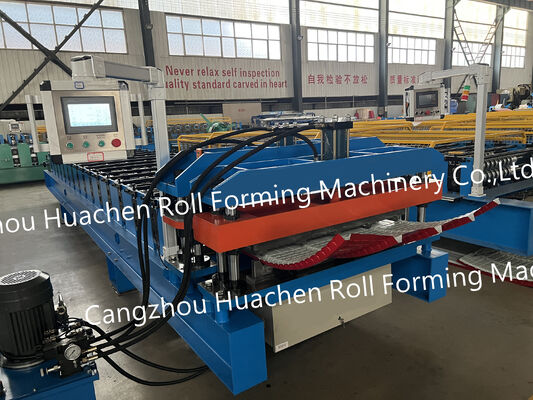 Metal steel tile roof panel sheet forming machine - آلة آلية للاستخدام على الأسطح والجدران