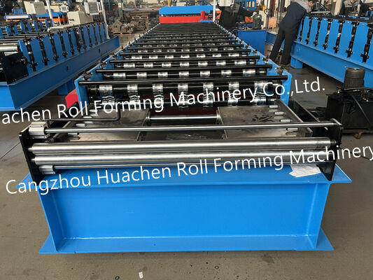 High Efficiency Gear-Driven Trapezoid Steel Sheet Roll Forming Machine