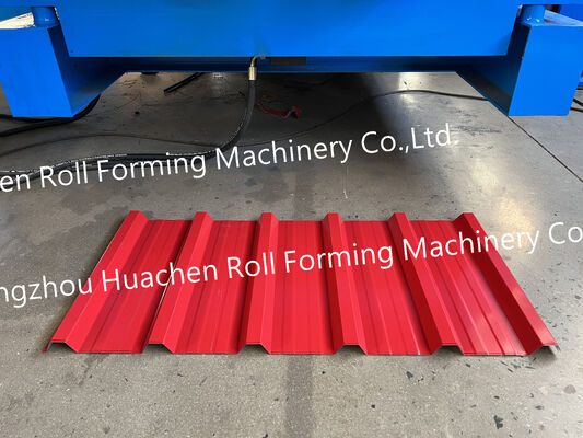 Wavering roll-forming machinery for roof panels and tile floors