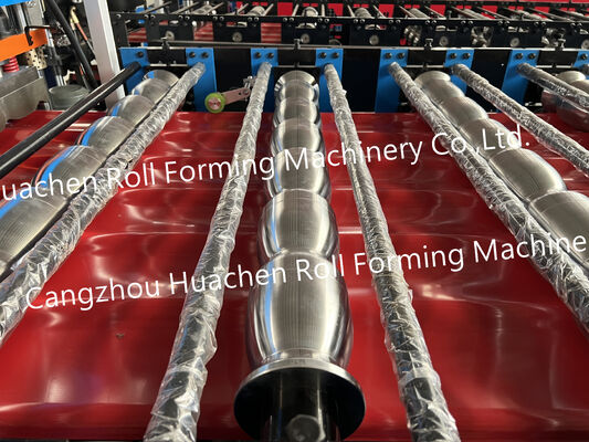 Wave-shaped colored tile roof panel forming machine / Double-layer tile manufacturing machine