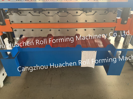 Dimensionally Accurate Glazed Tile Aluminium Roofing Metal Sheet Roll Forming Machine