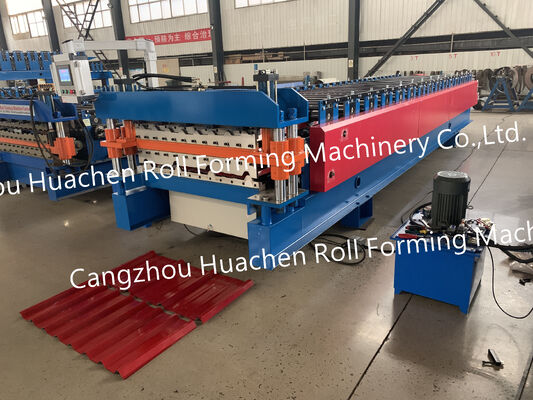 Dimensionally Accurate Glazed Tile Aluminium Roofing Metal Sheet Roll Forming Machine