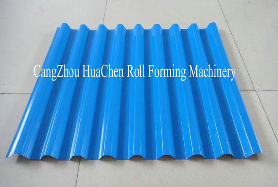 Corrugated Long Span Roofing Sheet Roll Forming Machine with Chain Drive