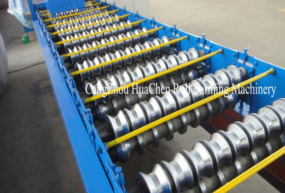 Corrugated Long Span Roofing Sheet Roll Forming Machine with Chain Drive