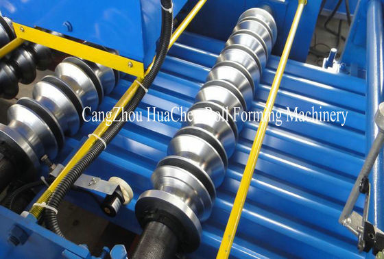 Corrugated Long Span Roofing Sheet Roll Forming Machine with Chain Drive