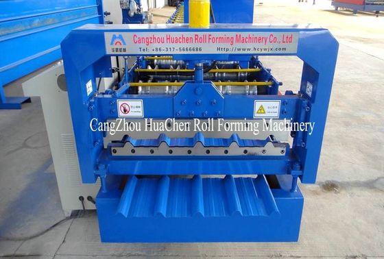 Automatical Steel Roof Panel Roll Forming Machine Cr 12 Cutting Blade