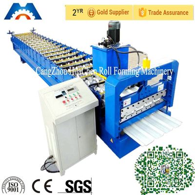 Automatical Steel Roof Panel Roll Forming Machine Cr 12 Cutting Blade
