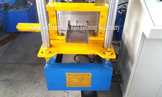 Building Material Steel Roof Purlin C Channel Roll Forming Machine Auto Punching