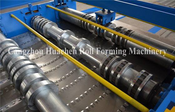 0.8 - 1.5mm Steel Deck Roll Forming Machine For Floor Decking Sheets