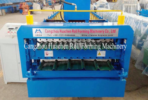 18 Rows Double Layer Roll Forming Machine For Roofing Sheet High Precise