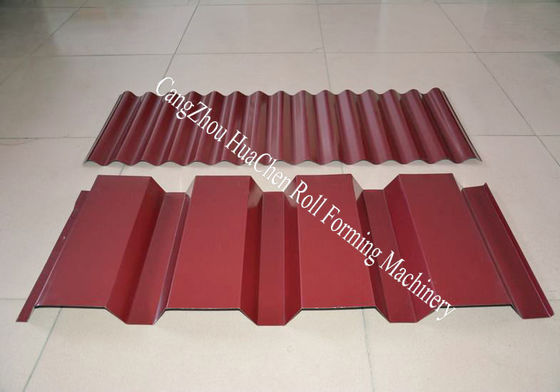 IBR Sheet Corrugated Roll Forming Equipment Roller Forming Machine PLC Control