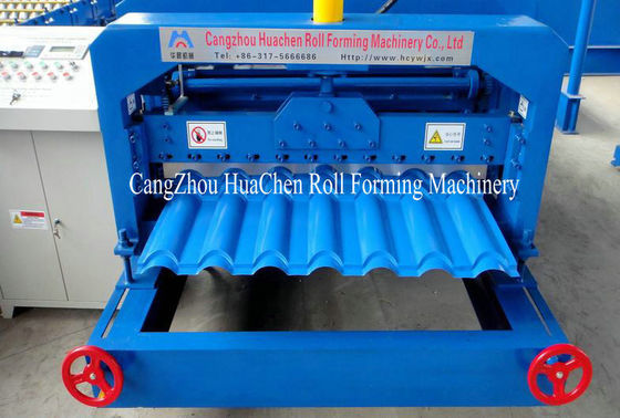 Steel / Metal Finnera Glazed Tile Roll Forming Machine PLC Control