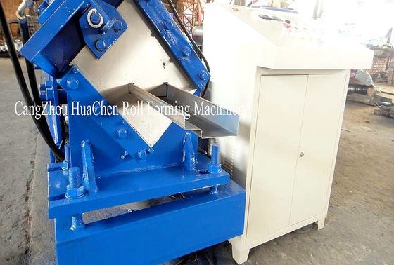 Heavy Duty Door Frame Roll Forming Machine , Door Guide Rail Roll Forming Line