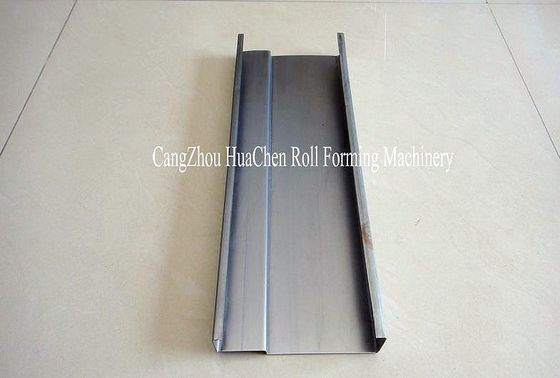 Heavy Duty Door Frame Roll Forming Machine , Door Guide Rail Roll Forming Line
