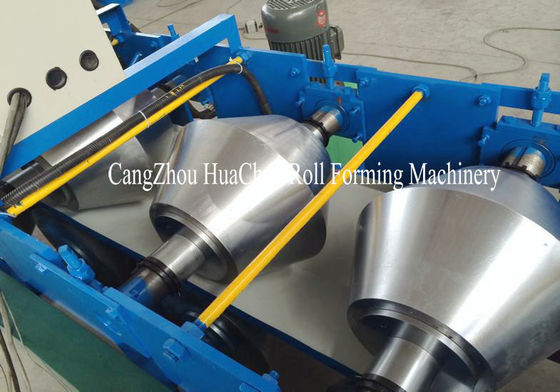 Color Coated Galvanized Ridge Cap Roll Forming Machine Two Output Tables