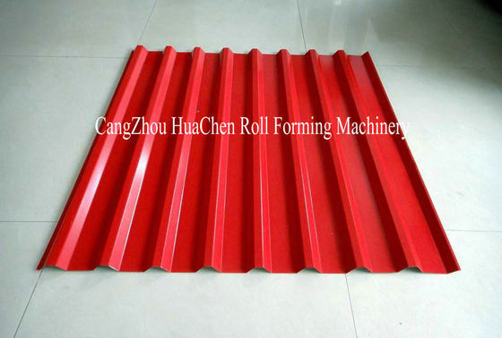 Mitsubishi PLC Metal Wall Panel Roll Forming Machine Yield Strength 550Mpa