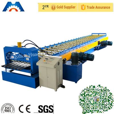 High Strength Steel Floor Deck Roll Forming Machine with 45 forge Steel