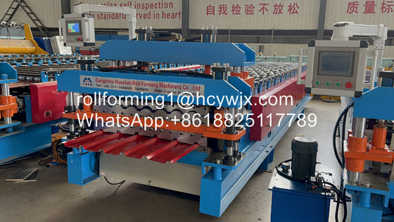 آلة تشكيل المعادن بنقل السلسلة الأوتوماتيكية بطبقة مزدوجة للسقف