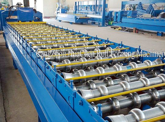 Steel Roof Glazed Tile Roll Forming Machine Professional 18 Stations