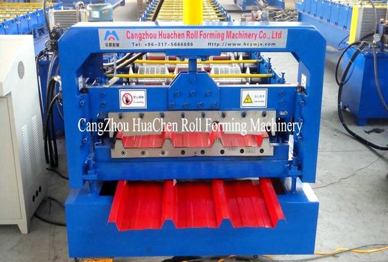 High Speed Steel Roofing Sheet Roll Forming Machine with Flying Cutting