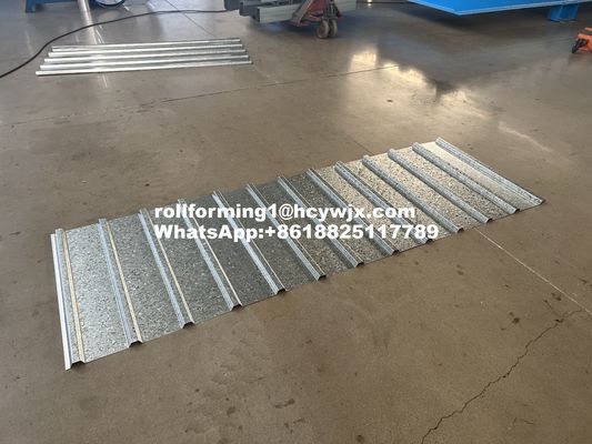 G250-G300 آلة تشكيل سقف لفائف الزنك ، آلة تشكيل لوحة لفة ثلاث مراحل