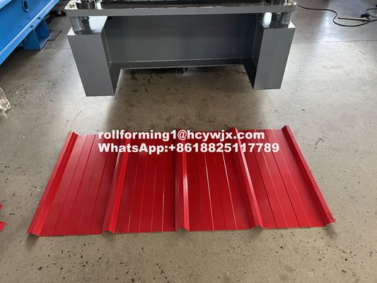 الصخور المطلية السقف معدن تشكيل آلة السرعة 8-20m/Min