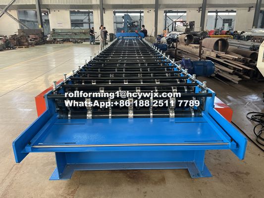 آلة تشكيل طلاء الأرضية المتحكم بها بواسطة PLC 400mm H Beam Steel Frame 1220mm Wide