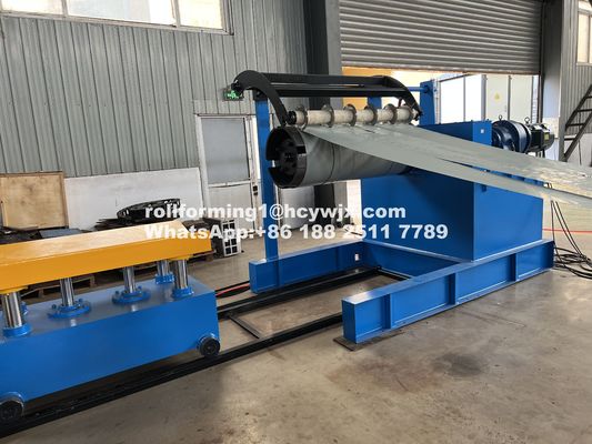 آلة قطع الشقوق التي يتم التحكم بها بواسطة PLC للمواد الخام GI / PPGI