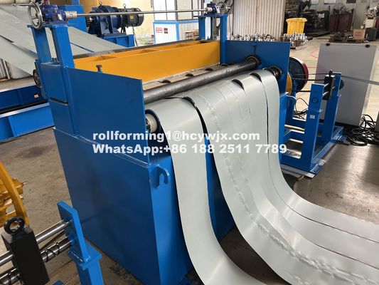 آلة قطع الشقوق التي يتم التحكم بها بواسطة PLC للمواد الخام GI / PPGI