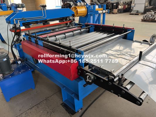 آلة قطع الشقوق التي يتم التحكم بها بواسطة PLC للمواد الخام GI / PPGI