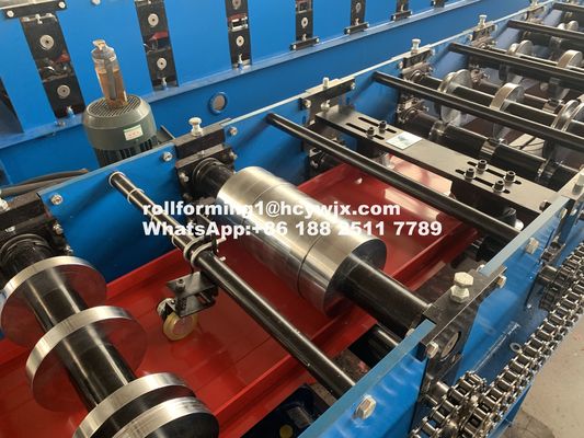 آلة تشكيل لفة ألواح التسقيف ذاتية القفل 500 مم MSL لغانا