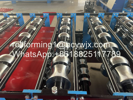 نوعية جيدة آلة تشكيل طبقة مزدوجة / لفة تشكيل بلاط السقف آلات تحمل الصلب