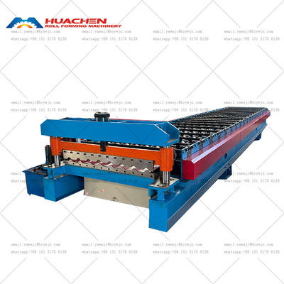 لوح سقف أوتوماتيكي من طراز التريبيزويد سقف ورقة رول سابقة صناع آلة تشكيل للوحة المعدنية R101 نوع