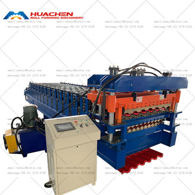 Pro Double Deck Roll Forming Machine تصنيع الأوراق الزجاجية