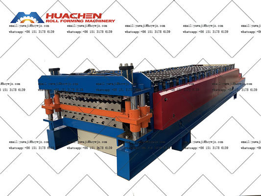 آلة تشكيل طلاء طلاء مزدوج الطبقة للصناعة