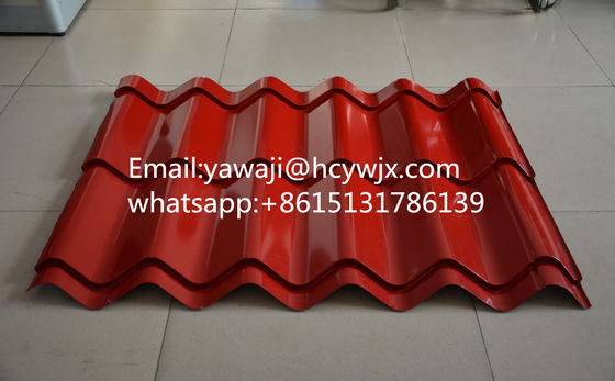 الكفاءة الشعبية الطلاء الزجاجي لفة آلة تشكيل الطلاء الزجاجي السابق لفة