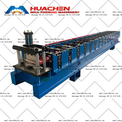 مادة PPGI / GI Long Span Roof Roll Forming Machine مع 5.5 5.5KW الطاقة الكلية