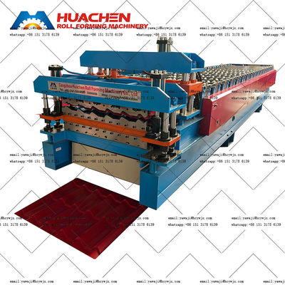 آلة تشكيل للوحة مزدوجة الكفاءة مع 16 محطة ودفع سلسلة