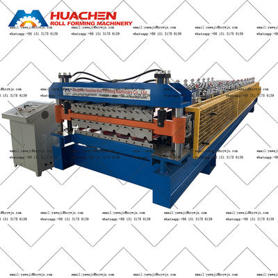 آلة تشكيل طبقة مزدوجة PPGI / GI عالية الإنتاجية